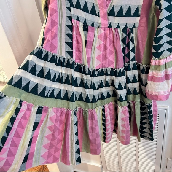 Anthropologie Devotion Twins Ella dress in multi pink - Picture 6 of 7